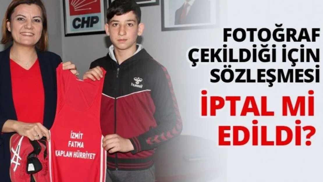 Fotoğraf çekildiği için sözleşmesi iptal mi edildi?