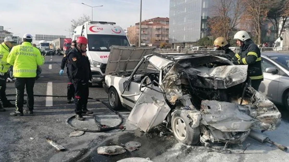 Gebze'de korkunç kaza!