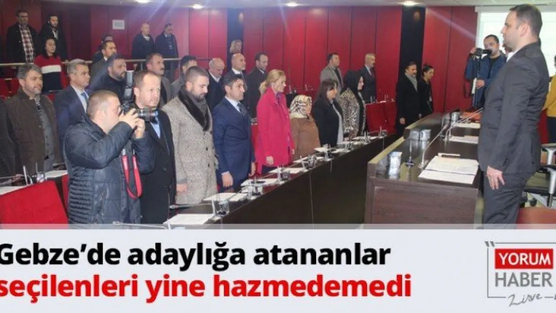 Gebze'de adaylığa atananlar seçilenleri yine hazmedemedi