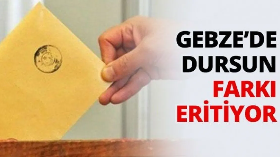 Gebze'de Dursun farkı eritiyor