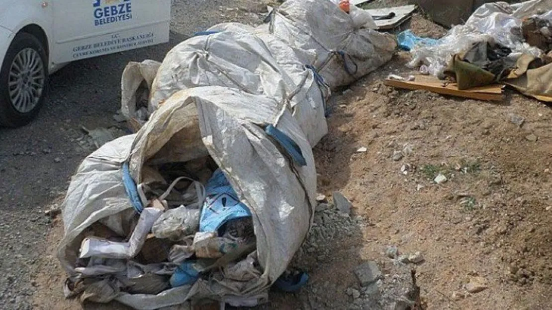 Gebze'de kaçak atığa ceza