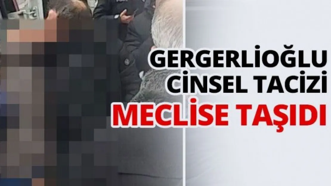 Gergerlioğlu cinsel tacizi meclise taşıdı