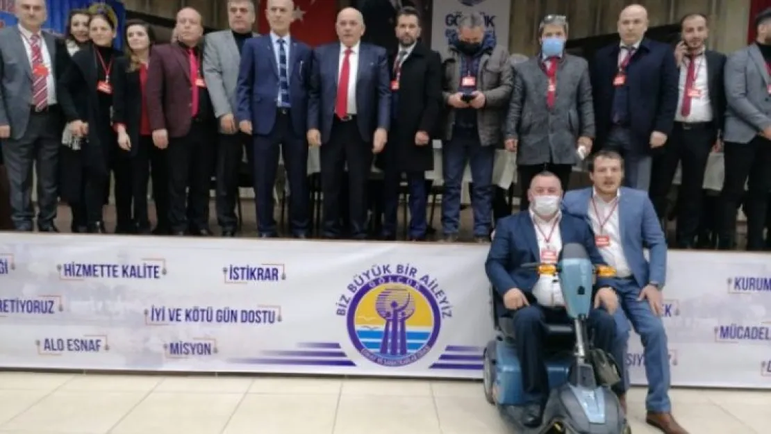 Gölcük Esnaf ve Sanatkarlar Odası'nda Necmi Kocaman yeniden başkan seçildi