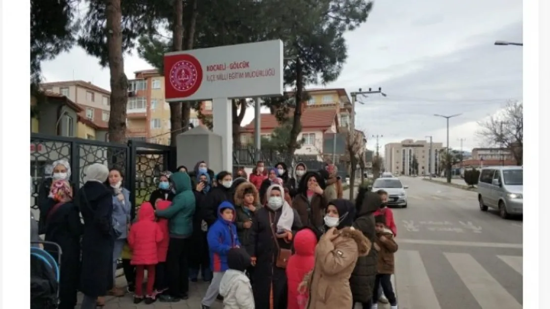 Gölcük'te veli tepkisi 