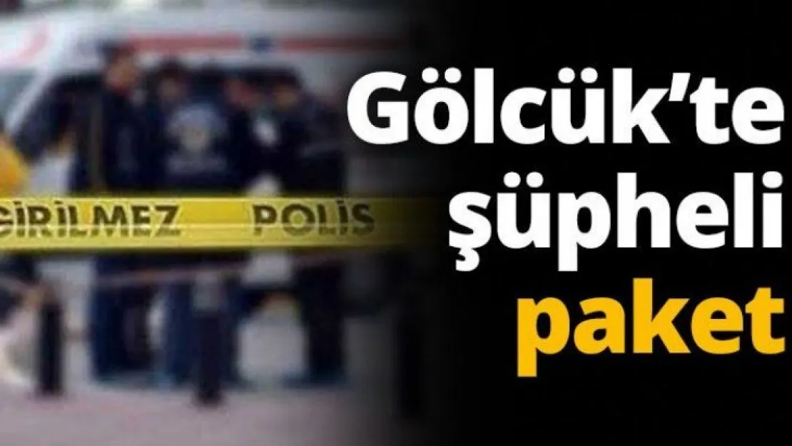 Gölcük'te şüpheli paket