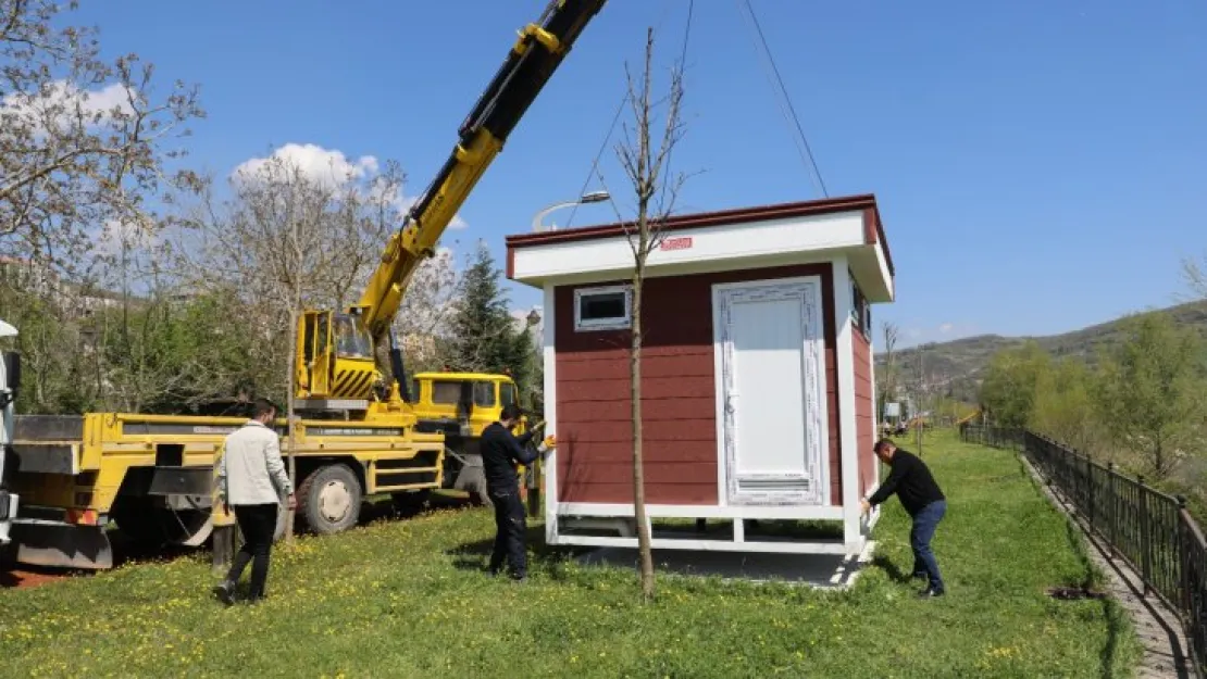 Gölkay Park'a yeni wc ünitesi