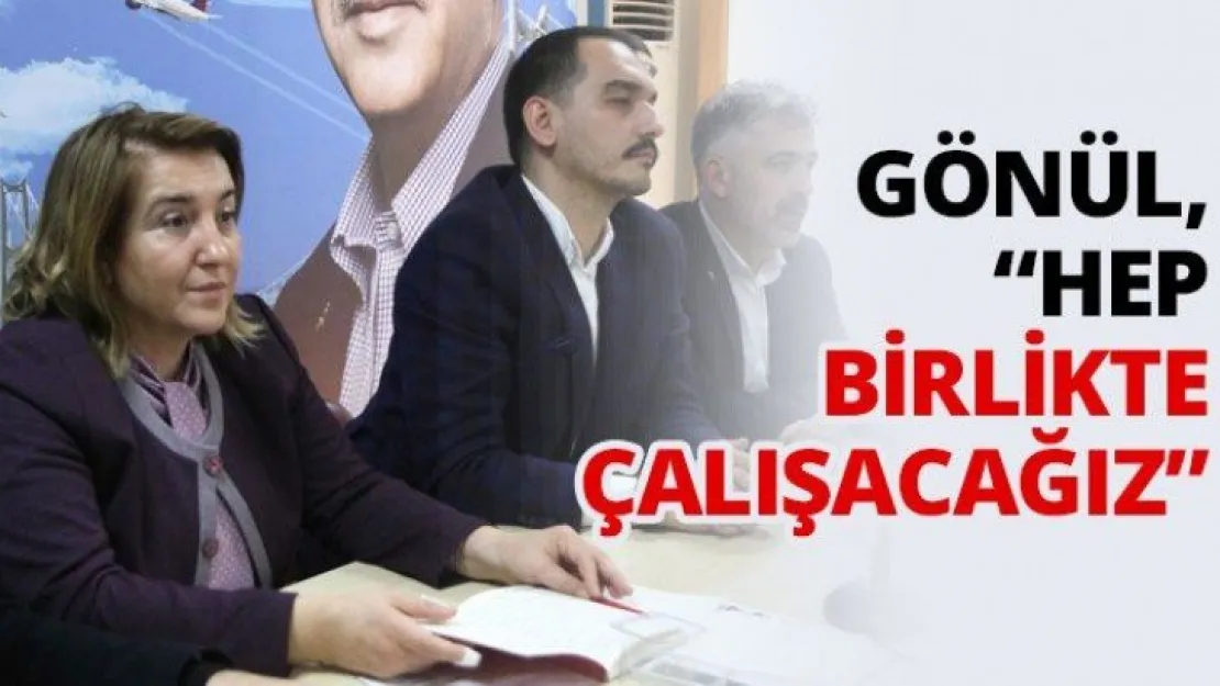 Gönül, 'Hep birlikte çalışacağız'