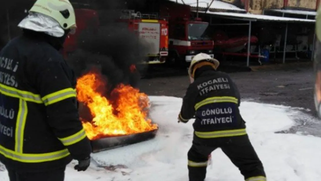 Gönüllü itfaiyecilerin sayısı artıyor
