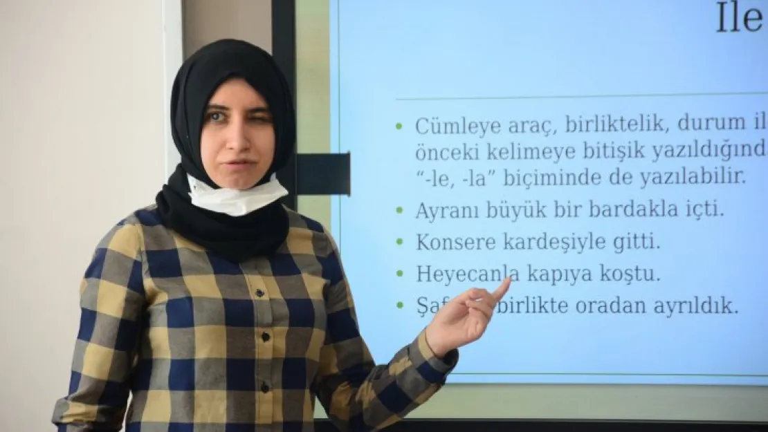 Görme engelli öğretmenin müthiş azmi