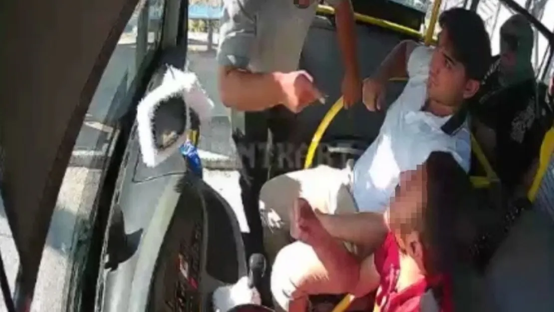 Halk otobüsü şoförüne Neden baktın? tehdidi