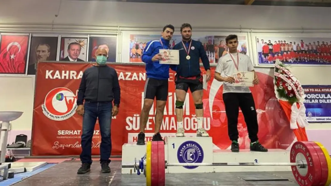 Halterciler Ankara'dan 3 gümüşle döndü