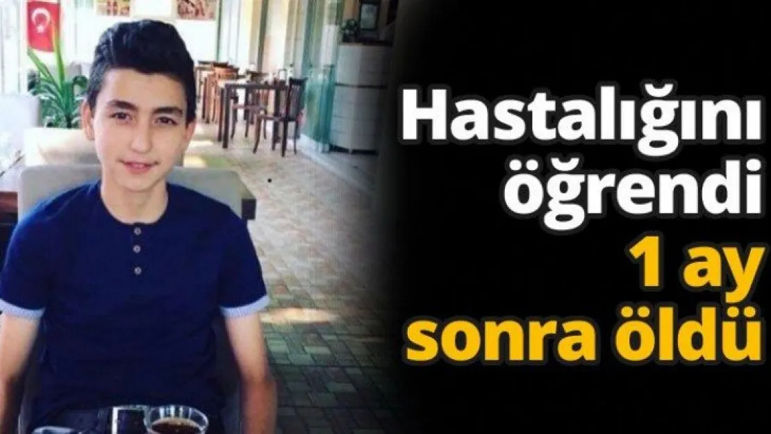 Hastalığını öğrendi 1 ay sonra öldü
