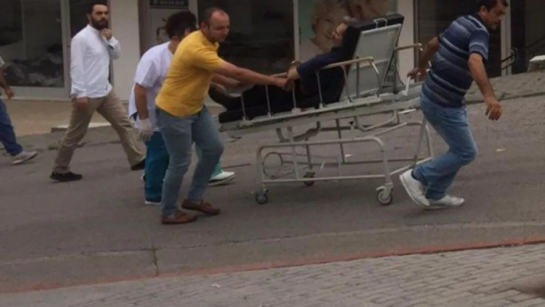 Hava almak için balkona  çıktı, düşerek yaralandı