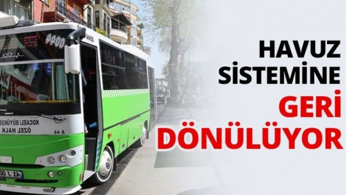 Havuz sistemine geri dönülüyor