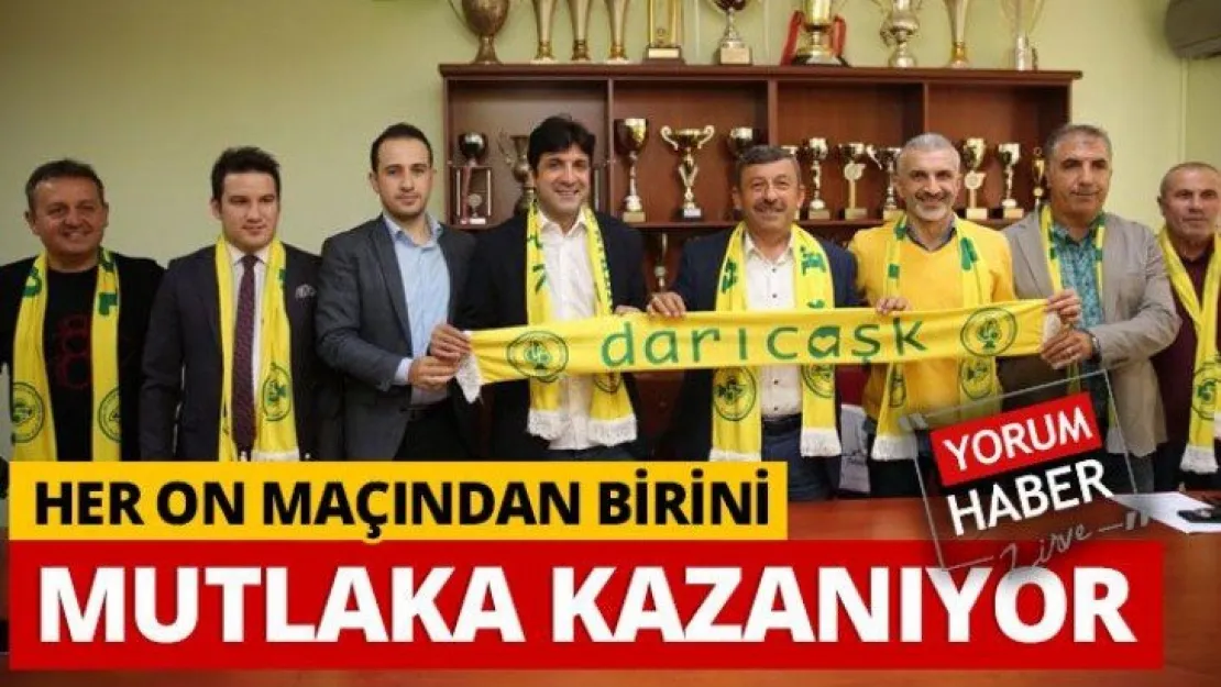 Her 10 maçından birini mutlaka kazanıyor...