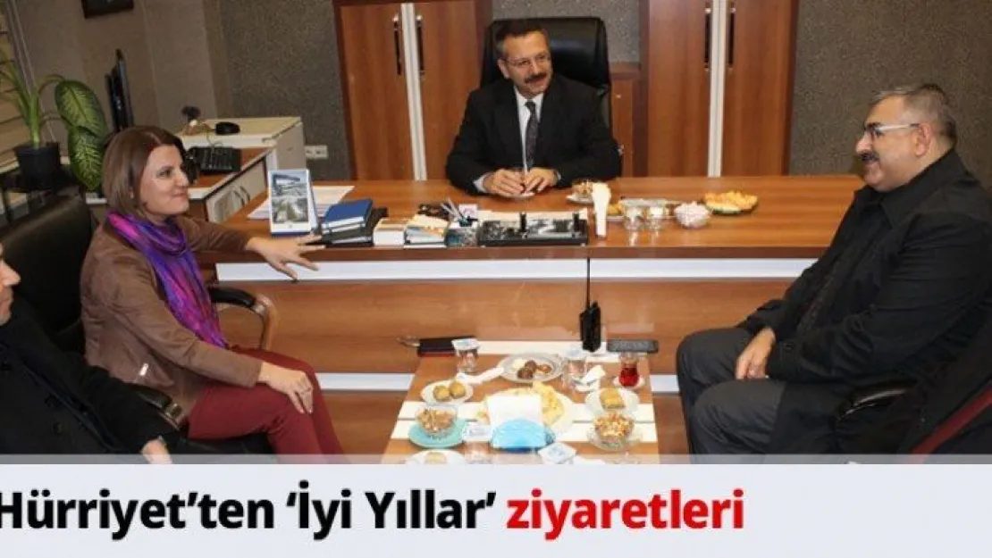 Hürriyet'ten 'İyi Yıllar' ziyaretleri