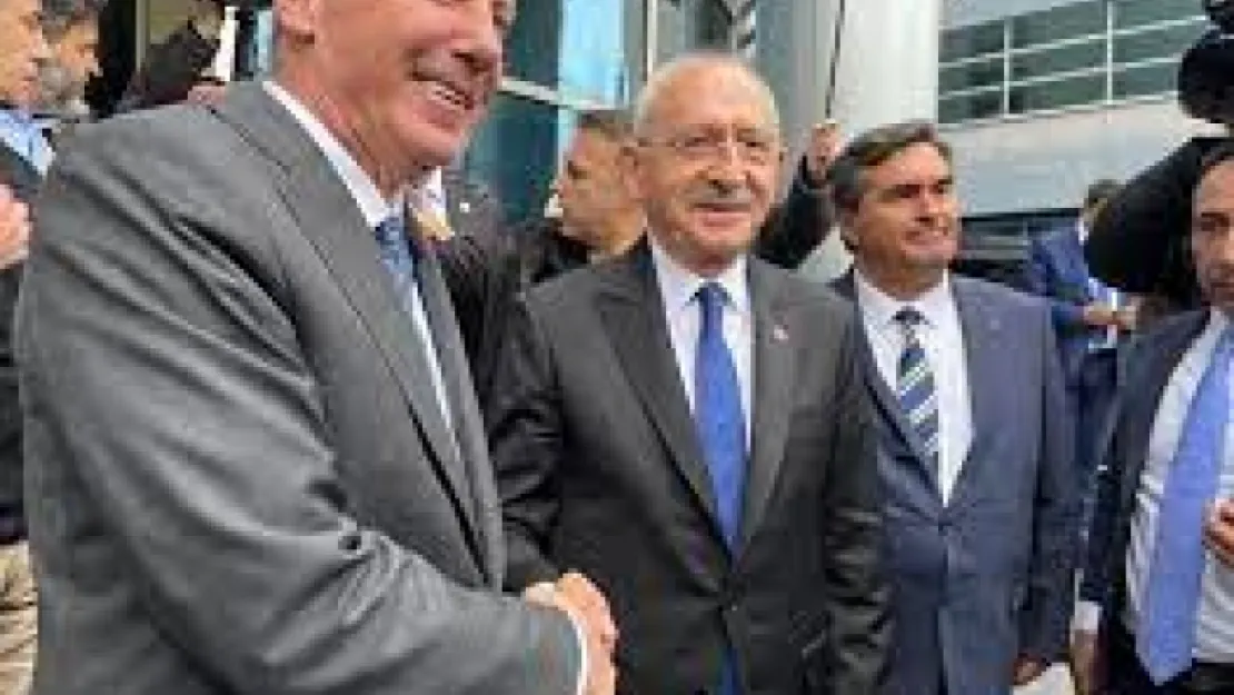 İnce'den Kılıçdaroğlu!na: Hoş geldiniz, güle güle