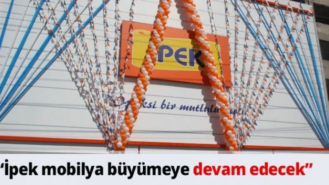 'İpek mobilya büyümeye devam edecek'