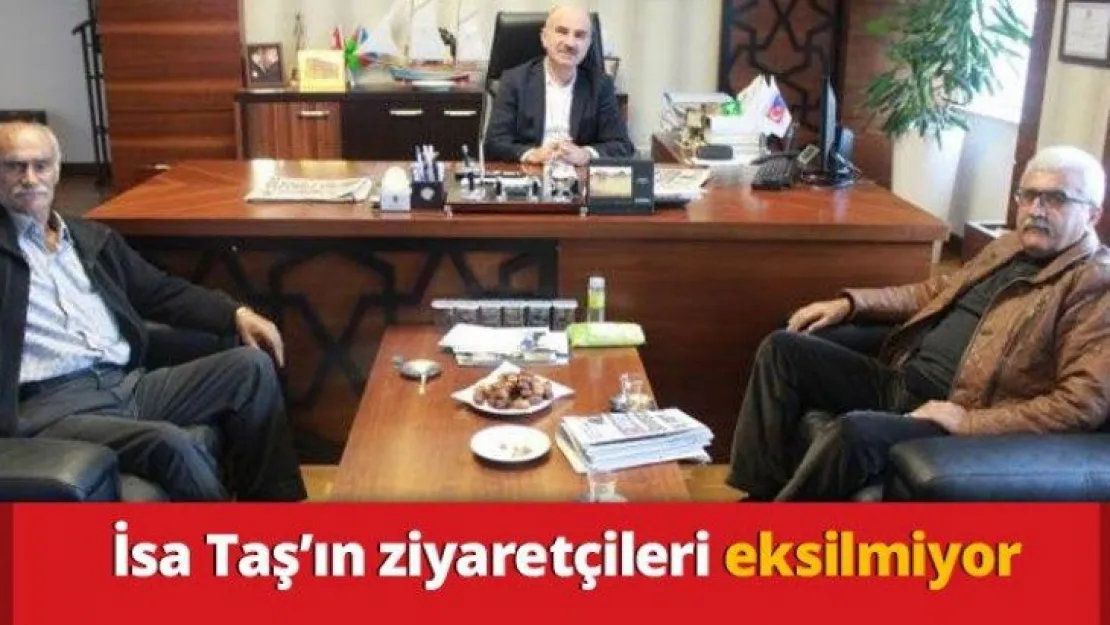 İsa Taş'ın ziyaretçileri eksilmiyor