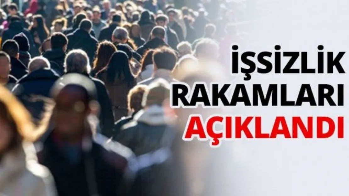 İşsizlik rakamları açıklandı