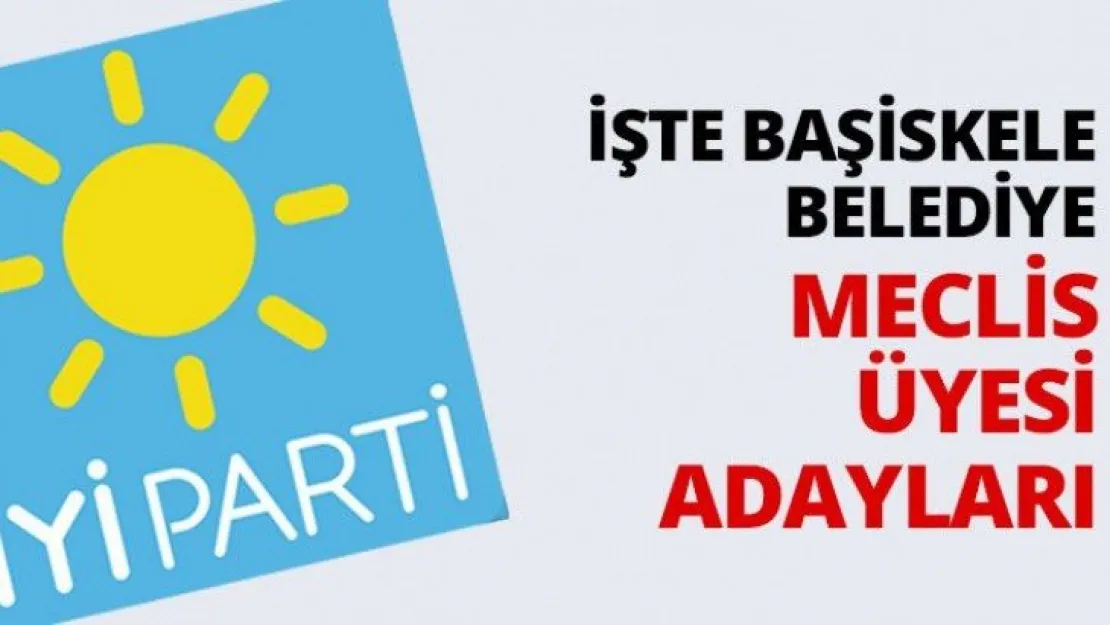 İşte Başiskele Belediye Meclis üyesi adayları