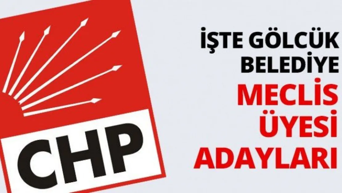 İşte Gölcük Belediye Meclis üyesi adayları