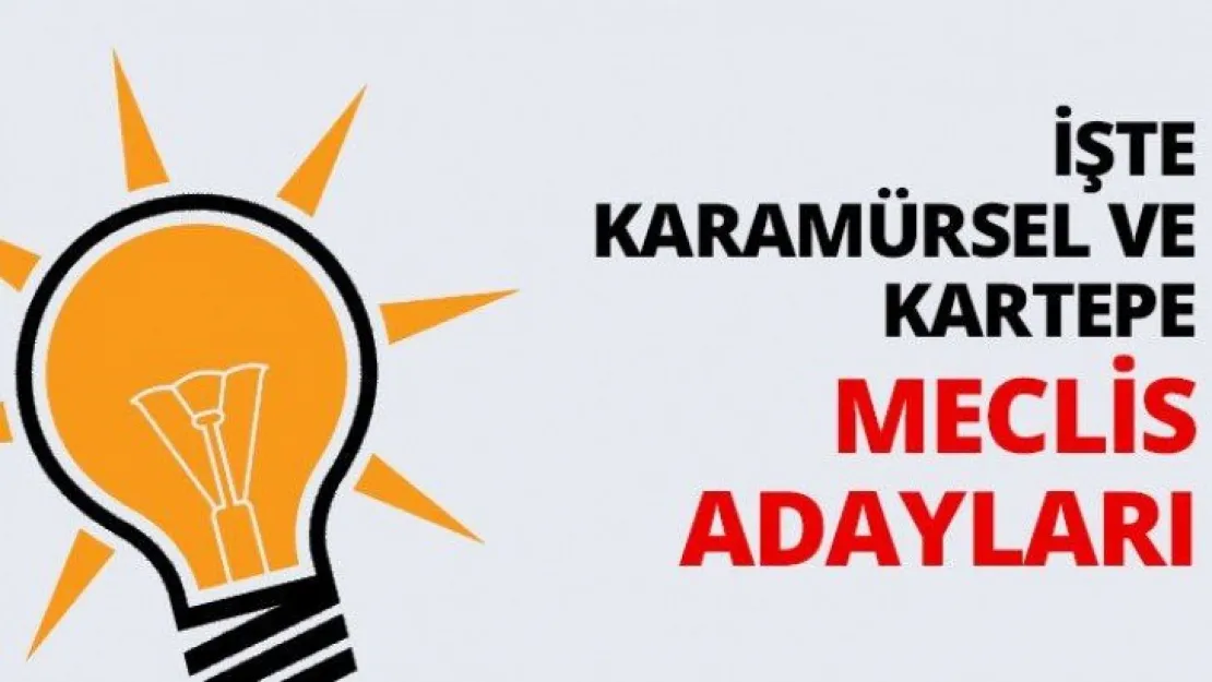 İşte Karamürsel ve Kartepe Meclis adayları