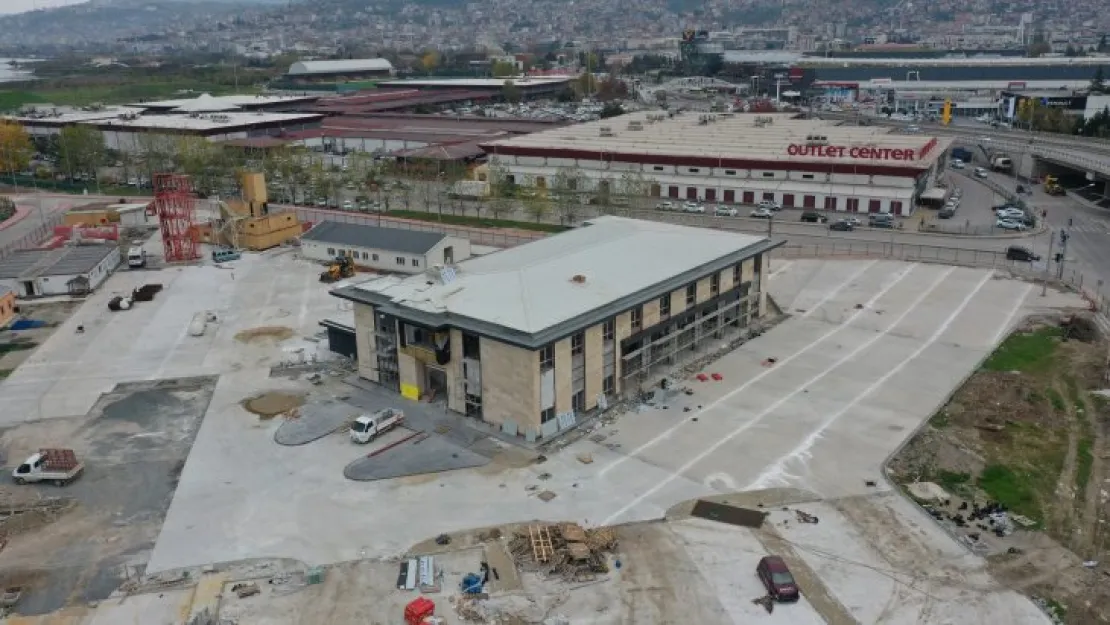 İtfaiye'nin yeni binasında yoğun çalışma