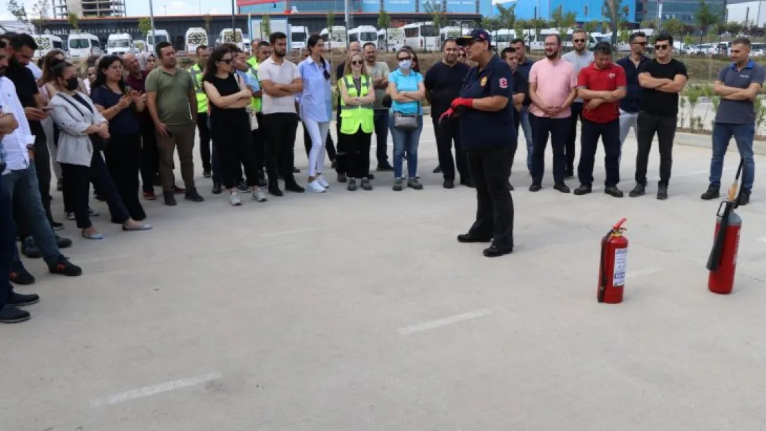 İtfaiye ve AFAD'dan İMES OSB'de tatbikat