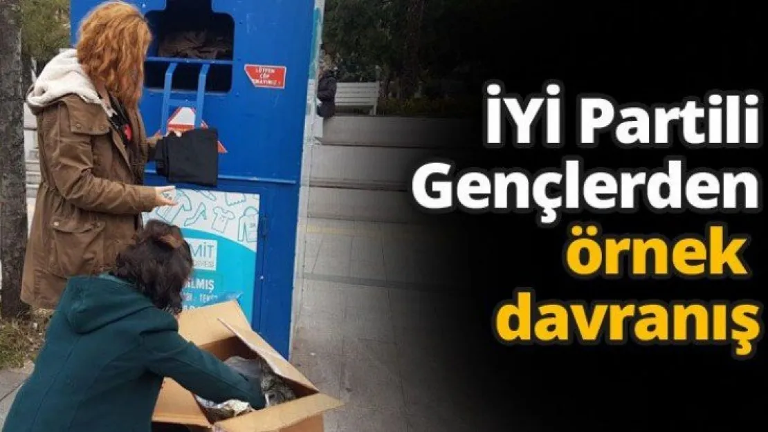 İYİ Partili Gençlerden Örnek Davranış