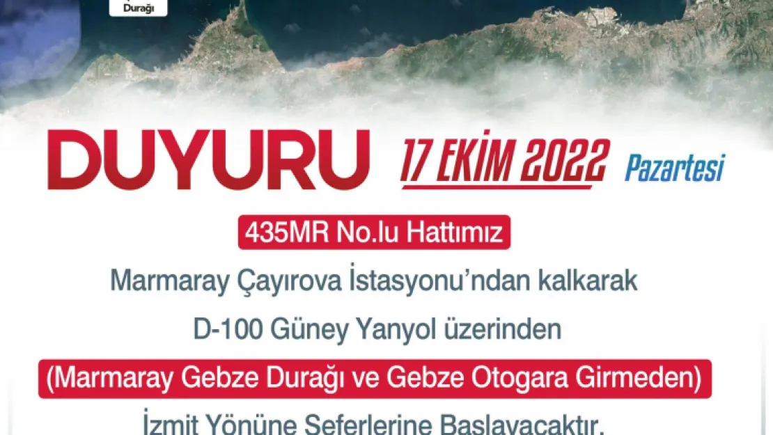 İzmit-Gebze arasında yeni otobüs hattı kuruldu