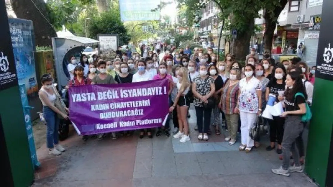 İzmit'te kadınlardan, Pınar Gültekin eylemi!