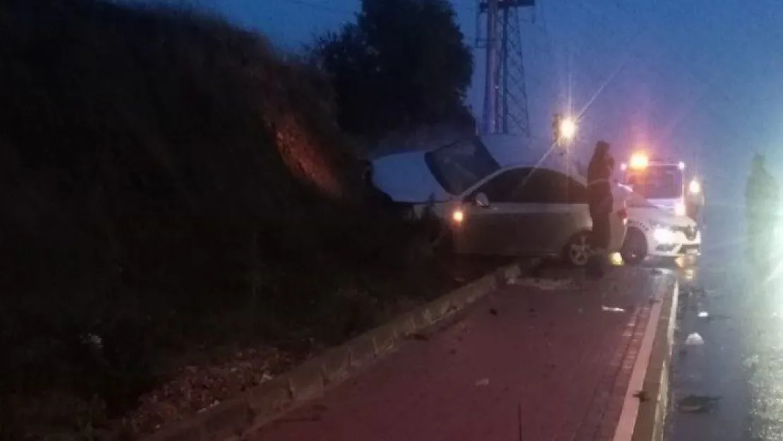 İzmit'te kaza 1 yaralı!