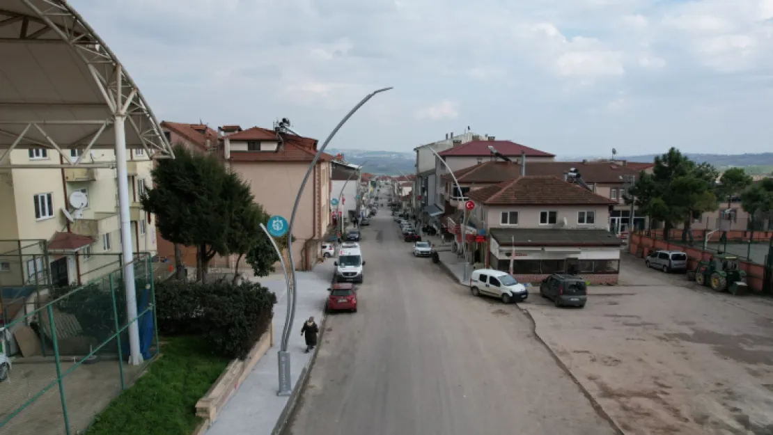 İzmit'teki o cadde yenilendi