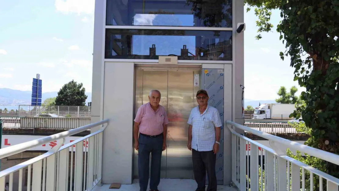 İzmit Tren Garı'ndaki asansör hizmete alındı