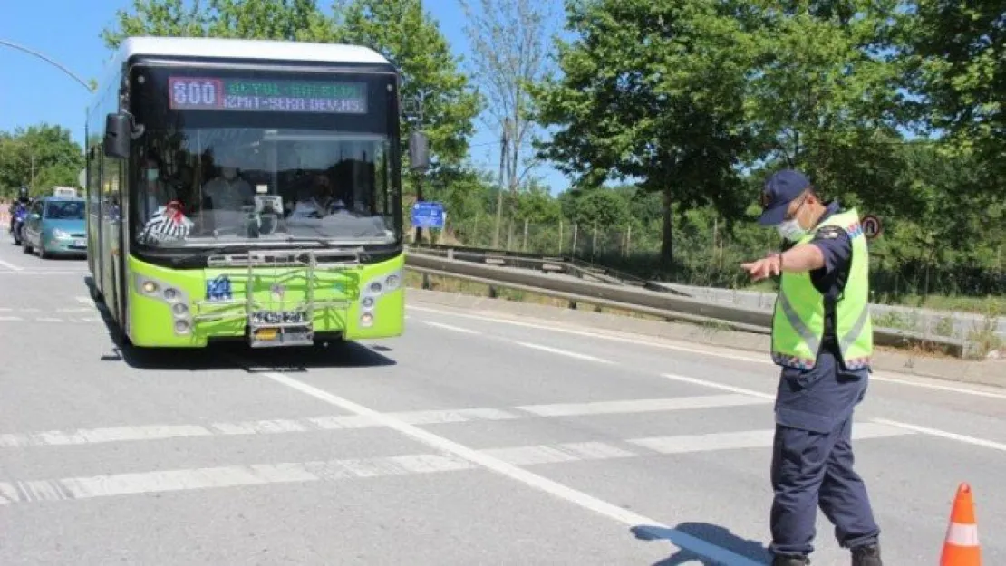 Jandarmadan otobüste sivil denetim
