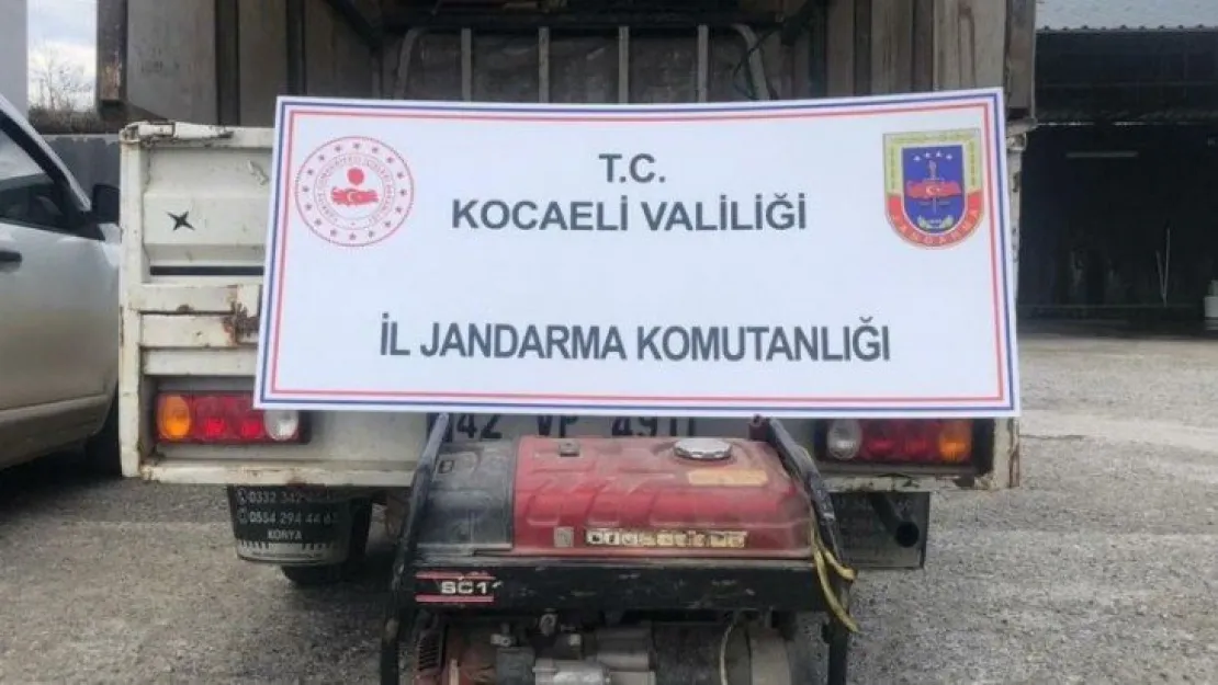 Jeneratör hırsızları JASAT dedektiflerinden kaçamadı