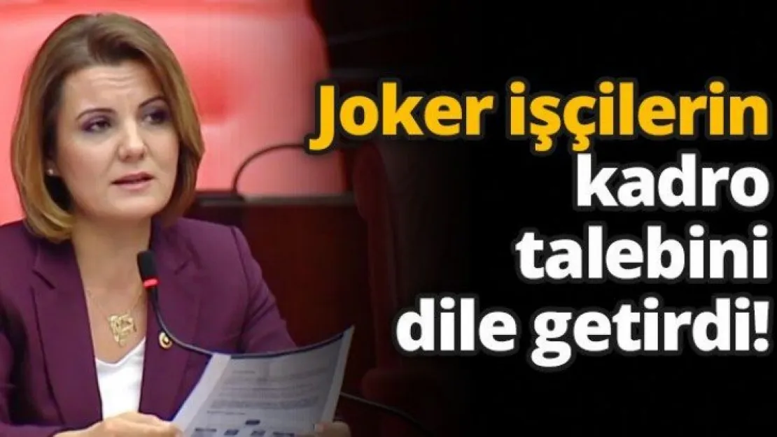 Joker işçilerin kadro talebini dile getirdi!