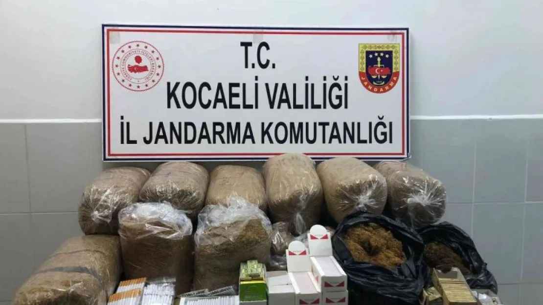 Kaçak sigara operasyonunda 76 kilo tütün ele geçirildi