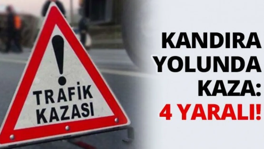 Kandıra yolunda kaza: 4 yaralı!