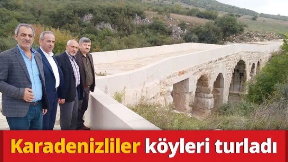 Karadenizliler köyleri turladı
