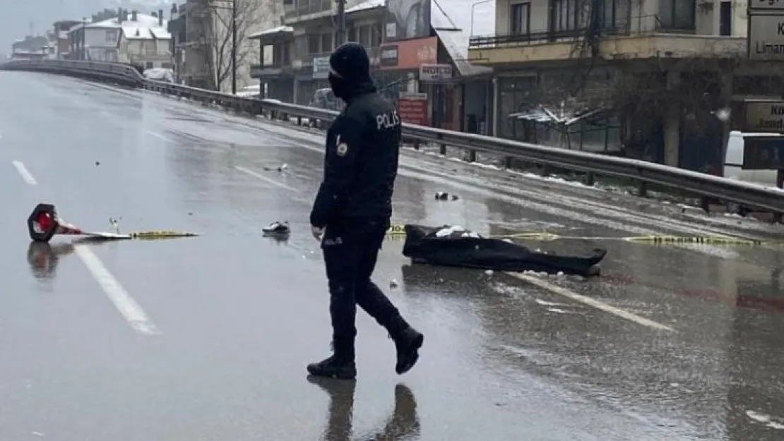Karşıya geçmek isterken tırın altında can verdi