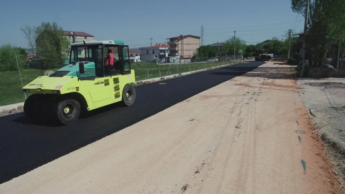 Kartepe Beyazgül Caddesi asfaltlandı