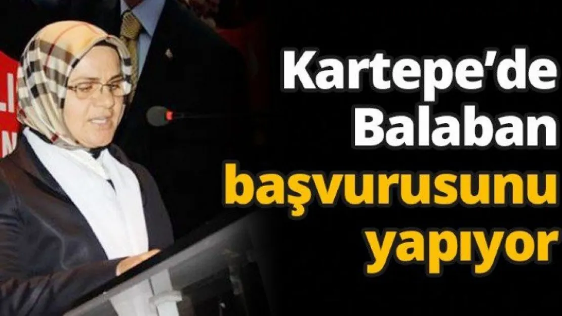 Kartepe'de Balaban başvurusunu yapıyor