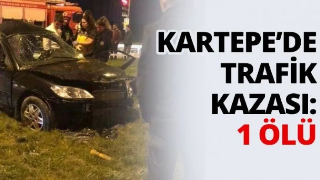 Kartepe'de trafik kazası: 1 ölü