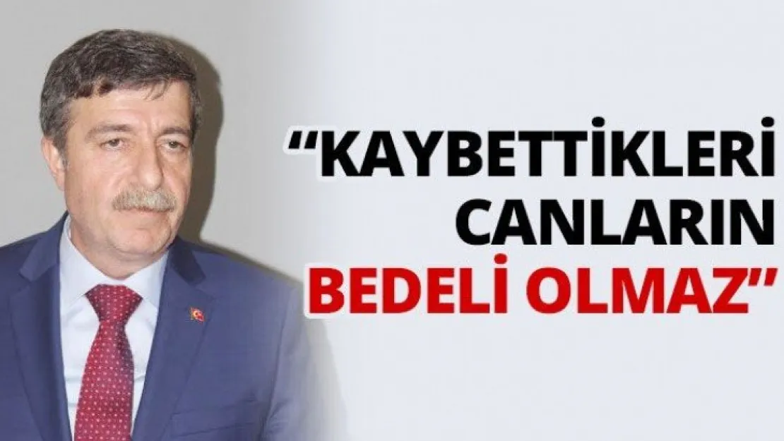 'Kaybettikleri canların bedeli olmaz'