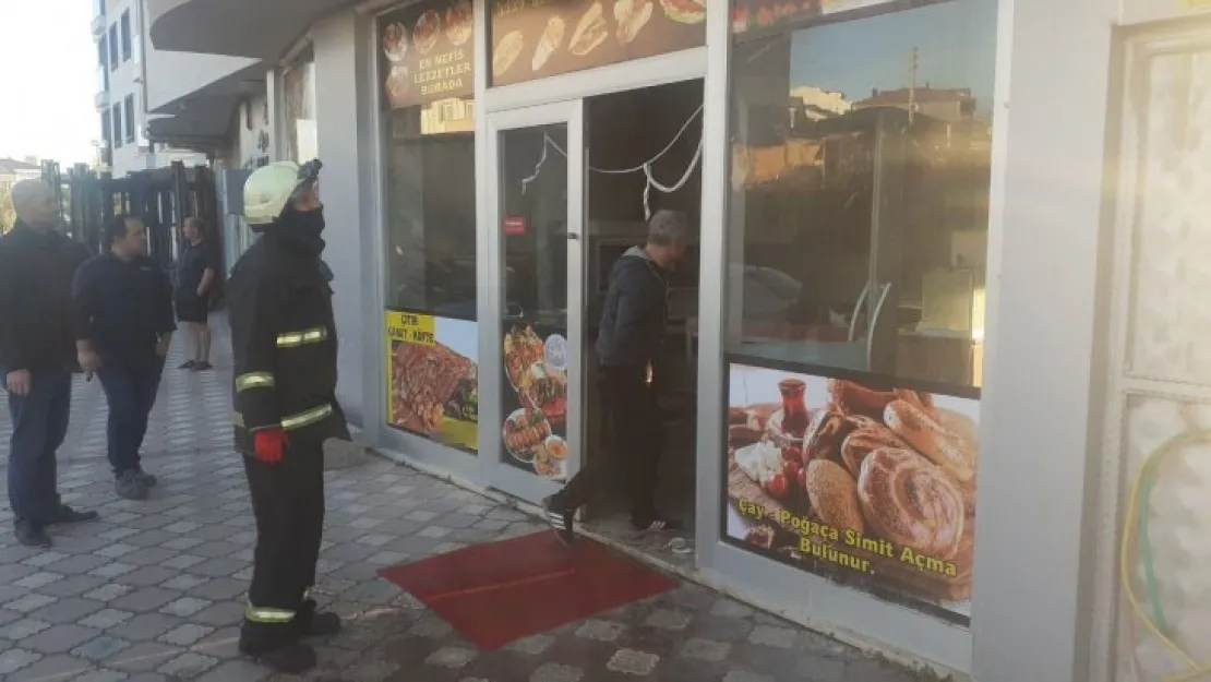 Kebapçı dükkanında yangın çıktı!