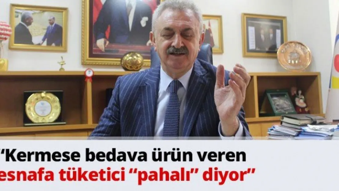 'Kermese bedava ürün veren esnafa tüketici 'pahalı' diyor'