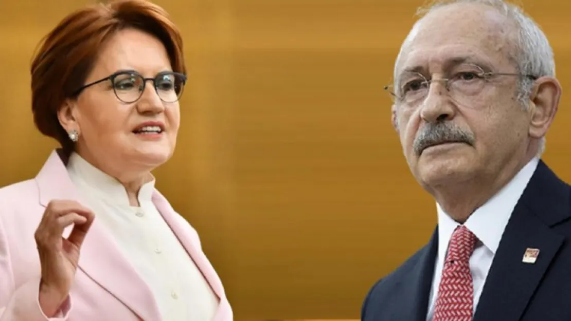 Kılıçdaroğlu adaylık için Akşener'in ismini verdi!