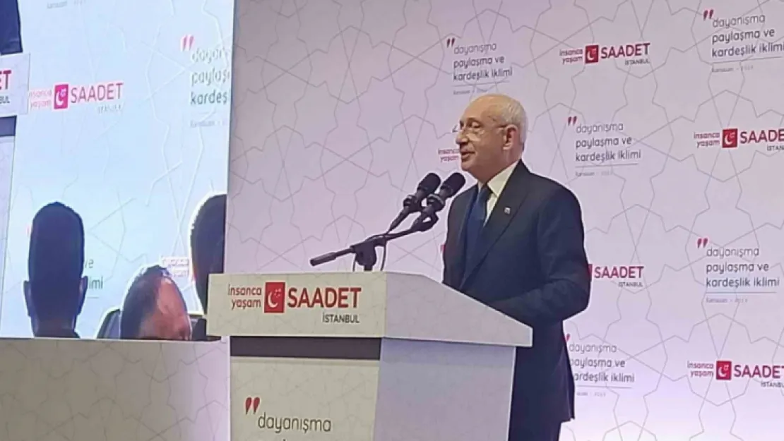 Kılıçdaroğlu: Yerdeki seccadeyi görmedim